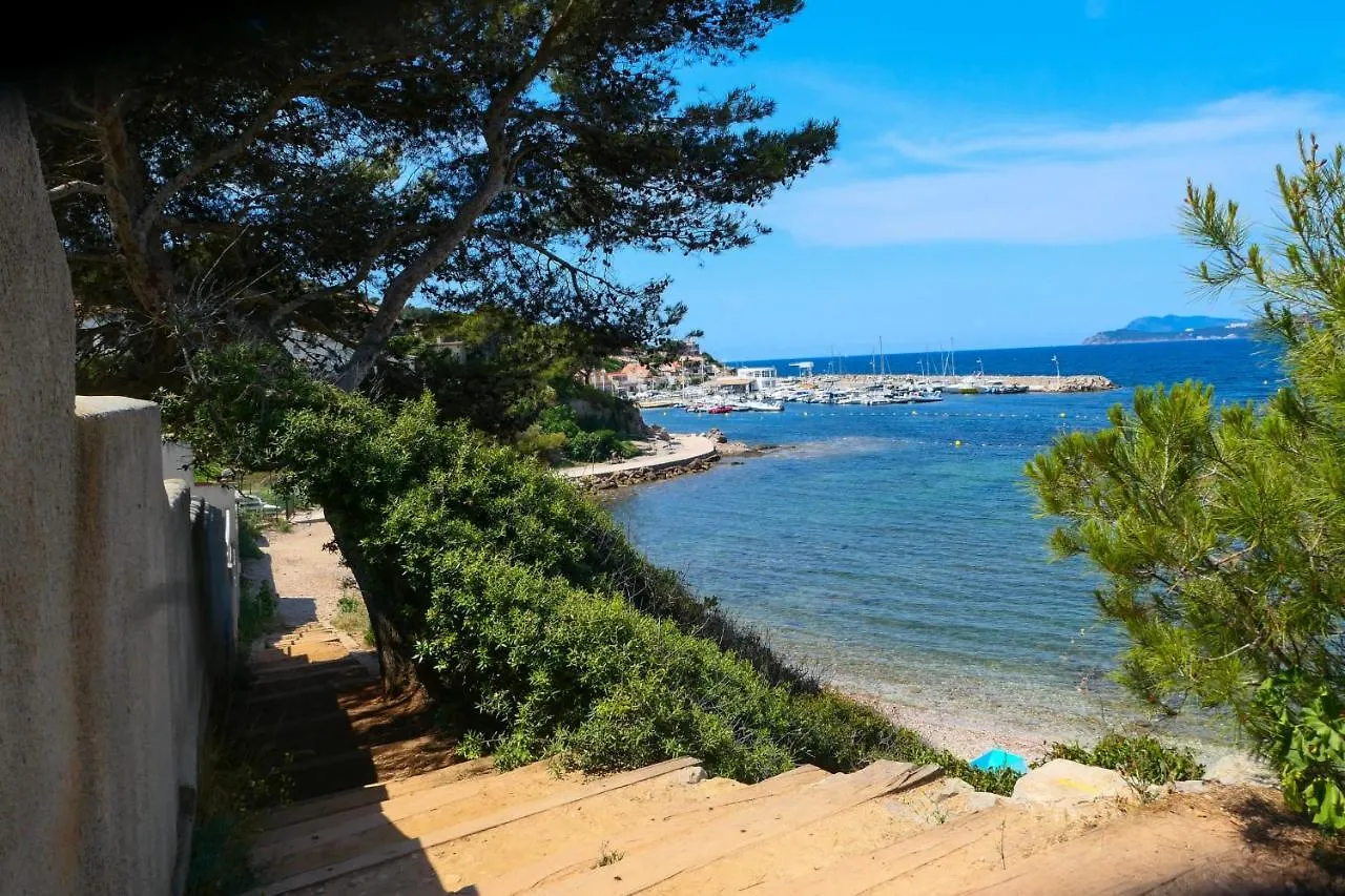 Cozy Duplexterrace Barbecue Pool Beach On Foot Le Pradet 0*,